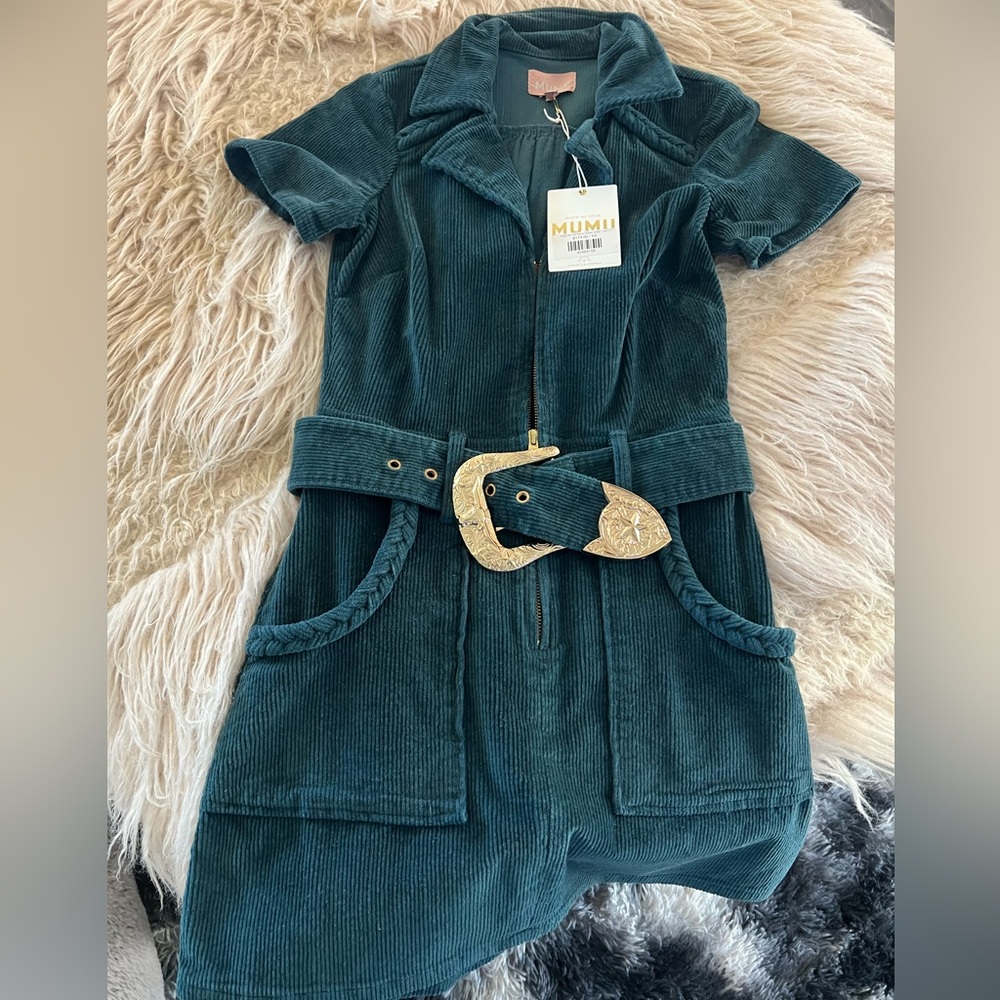 Show Me Your Mumu Teal Dress NWT size XS